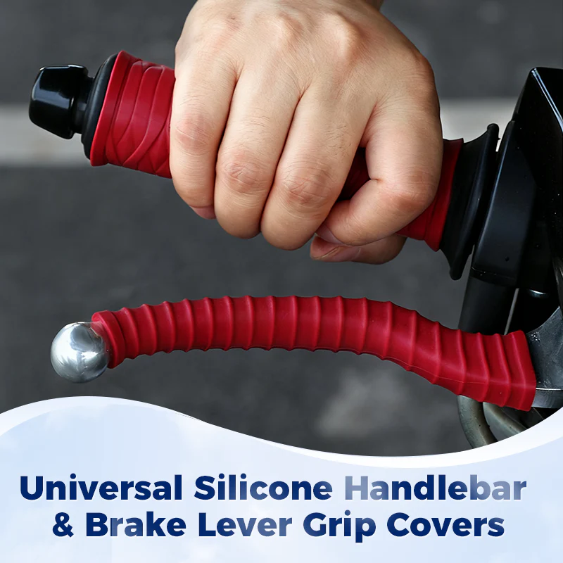 š„Hot Sale Deals-Universal Silicone Handlebar & Brake Lever Grip Covers